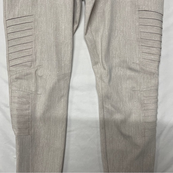 Athleta Delancey Textured Moto Legging in Cream - Picture 4 of 9